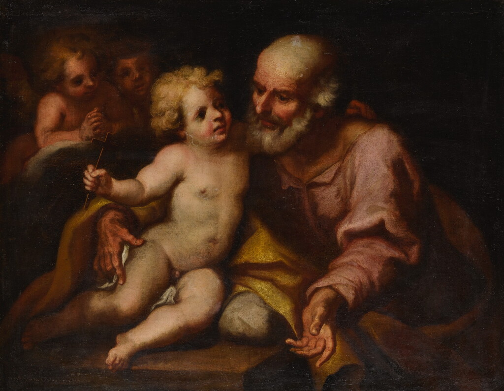 View full screen - View 1 of Lot 44. Saint Joseph and the Christ Child.