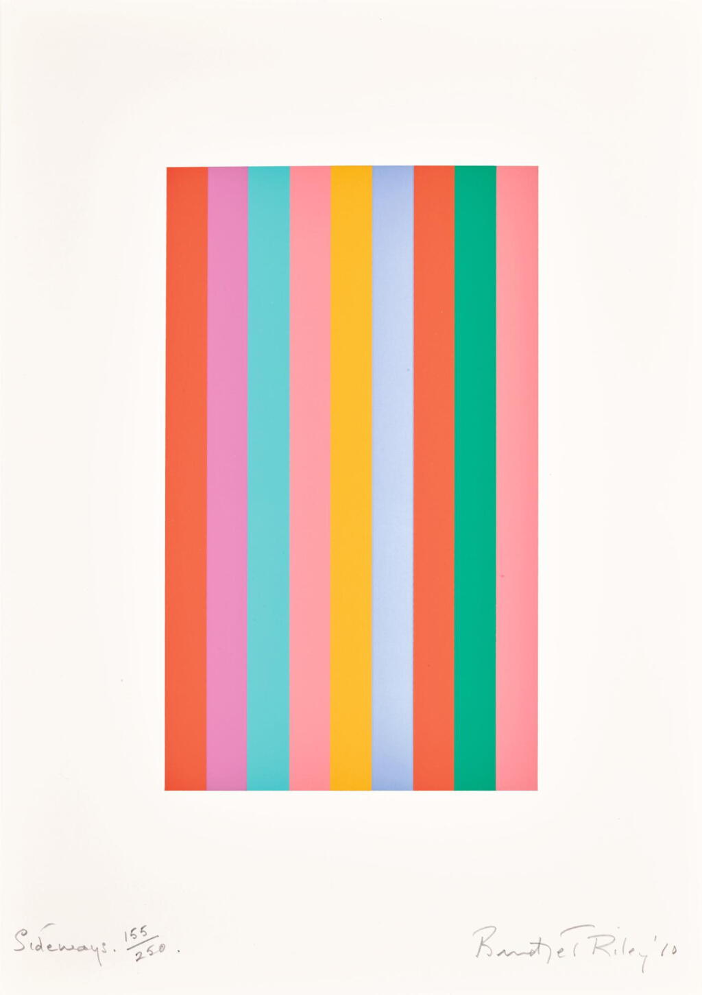 View full screen - View 1 of Lot 13. BRIDGET RILEY | SIDEWAYS (SCHUBERT 76).