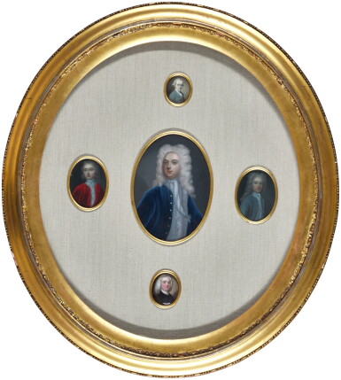 View full screen - View 1 of Lot 147. A collection of 17th century and 18th century portrait miniatures.