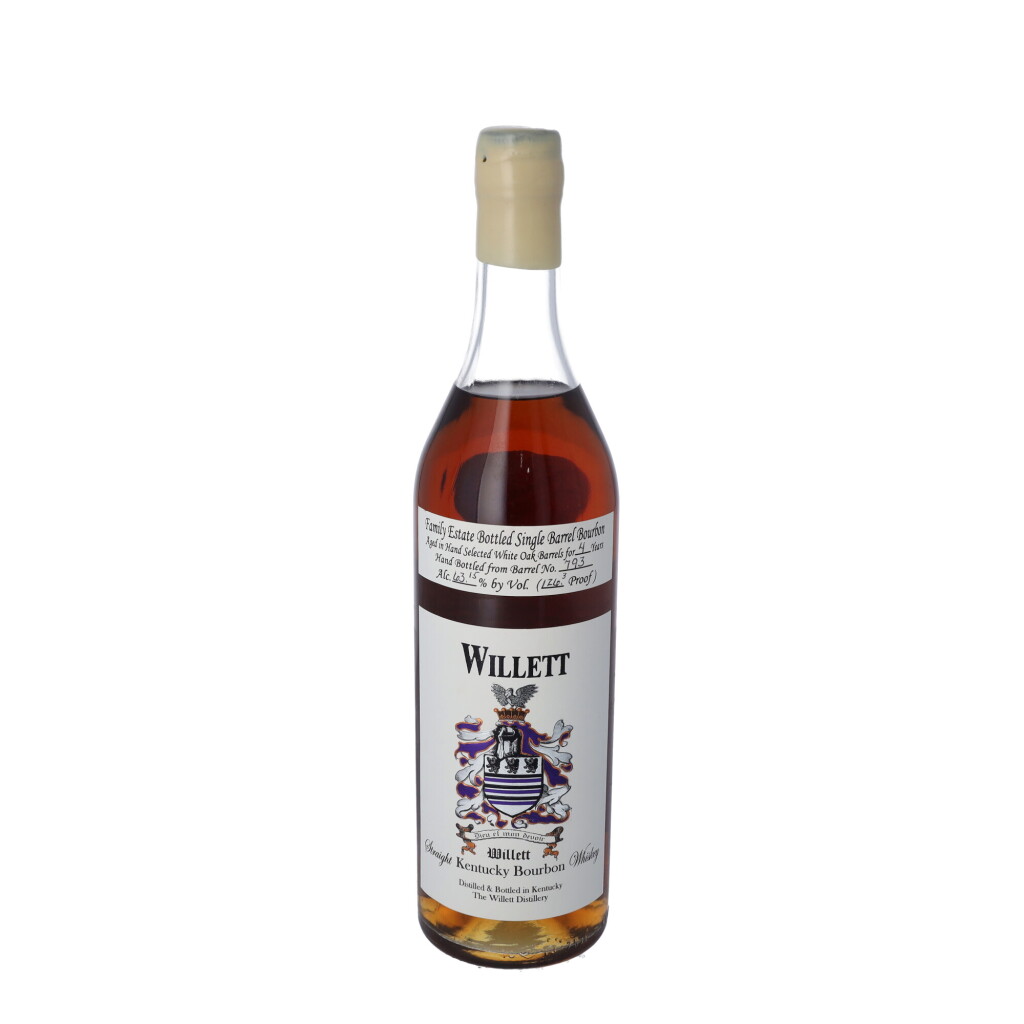 View full screen - View 1 of Lot 252. Willett Family Reserve 4 Year Old Single Barrel Bourbon #793 126.3 proof 2003 (1 BT75).