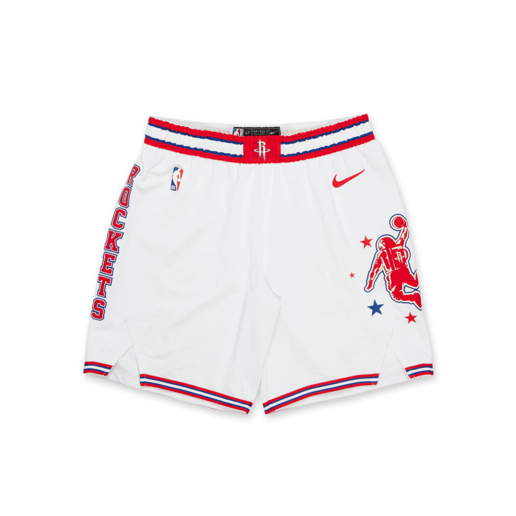 View full screen - View 1 of Lot 191. Fred VanVleet Houston Rockets 2023-2024 City Edition Shorts.