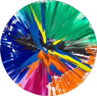 View full screen - View 1 of Lot 11. Untitled (Circle Spin Painting) | 無題(圓形旋轉畫).