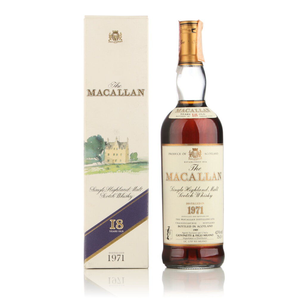 View full screen - View 1 of Lot 19. The Macallan 18 Year Old 43.0 abv 1971 (1 BT 75cl).