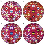 村上隆 MURAKAMI TAKASHI | 花球(四件一組) FLOWERBALL (3D) (SET OF FOUR)