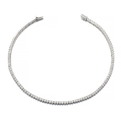 View full screen - View 1 of Lot 1220. Diamond necklace.