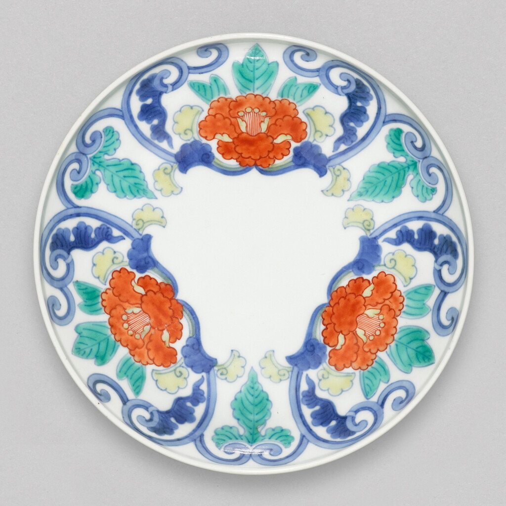 View full screen - View 1 of Lot 74. A NABESHIMA DISH, EDO PERIOD, LATE 17TH CENTURY.
