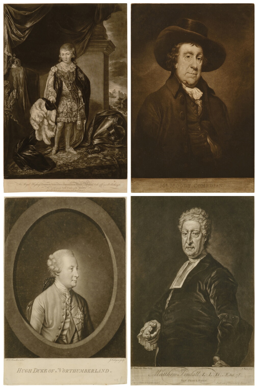 View full screen - View 1 of Lot 790. Four Portraits.