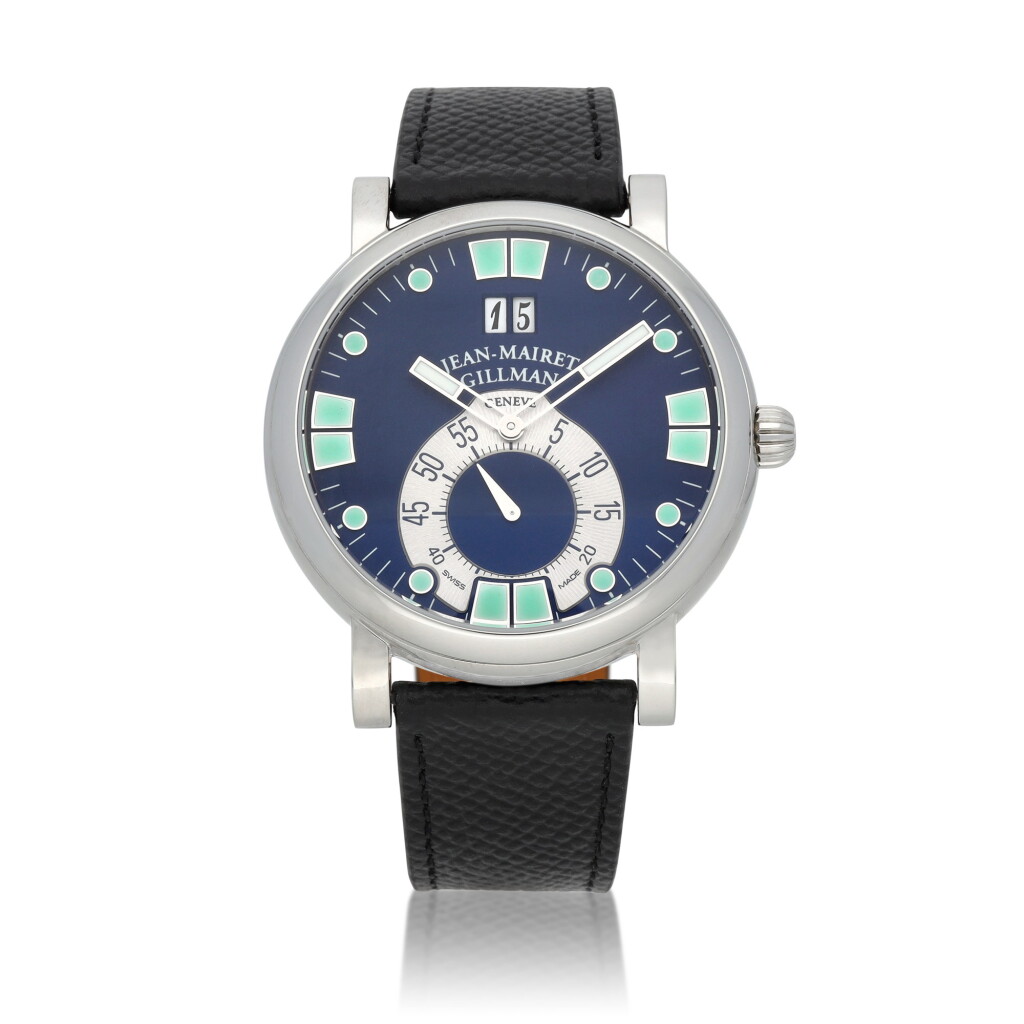 View full screen - View 1 of Lot 66. Grande Date | Stainless steel wristwatch with digital date display | Circa 2005.