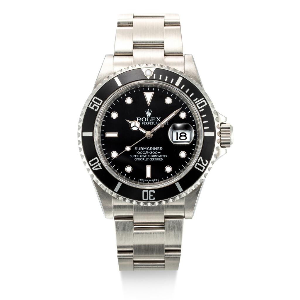 View full screen - View 1 of Lot 8028. ROLEX | SUBMARINER, REFERENCE 16610T | A STAINLESS STEEL WRISTWATCH WITH DATE AND BRACELET, CIRCA 2007 | 勞力士 | Submariner 型號16610T 精鋼鏈帶腕錶,備日期顯示,約2007年製.