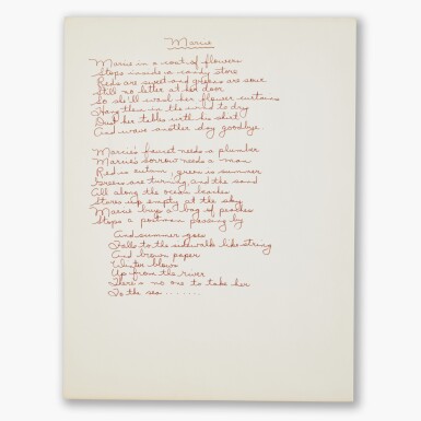 View full screen - View 1 of Lot 94. Joni Mitchell.