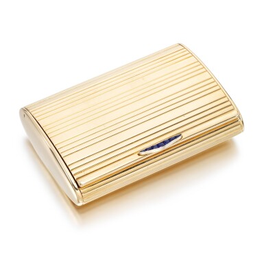 View full screen - View 1 of Lot 210. Sapphire box, 1950s.