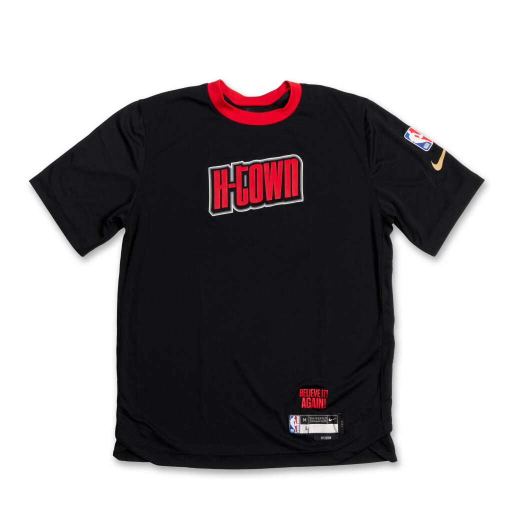 View full screen - View 1 of Lot 218. Jalen Green Houston Rockets 2024-2025 Game Worn City Edition Warmup Top | 30 Points.