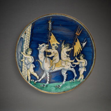 View full screen - View 1 of Lot 618. The "Caricature Painter," Italian, Faenza, circa 1495-1510.