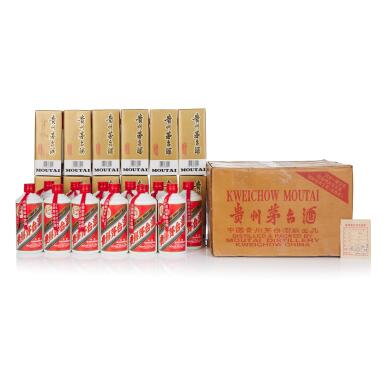 View full screen - View 1 of Lot 50. 1996年“飞天牌”贵州茅台酒(铁盖)1996 Kweichow "Flying Fairy" Moutai (12 BT50).