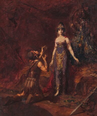 View full screen - View 1 of Lot 101. Sous le Tente - Matteo et Salammbô.