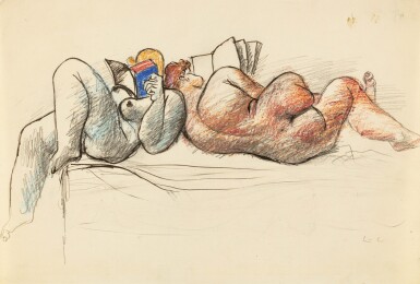 View full screen - View 1 of Lot 30. LE CORBUSIER | LA LECTURE.