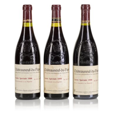 View full screen - View 1 of Lot 1020. Châteauneuf du Pape, Cuvée Spéciale 1990 Henri Bonneau (3 BT).
