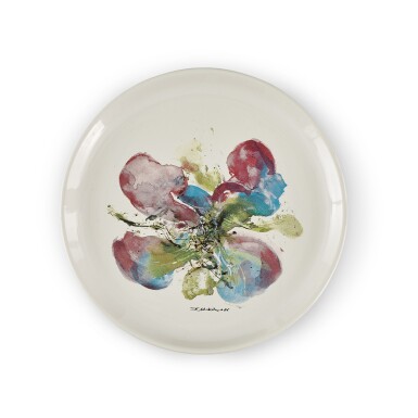 View full screen - View 1 of Lot 2032. Zao Wou-Ki 趙無極 | L'orchidée 蘭花.