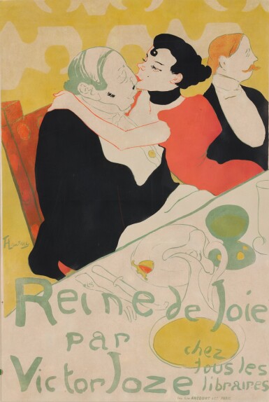 View full screen - View 1 of Lot 135. HENRI DE TOULOUSE-LAUTREC | REINE DE JOIE (WITTROCK P3; DELTEIL 342; ADHEMAR, ADRIANI 5).