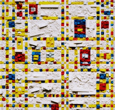 View full screen - View 1 of Lot 104. Metachrome (Broadway Boogie Woogie, after Piet Mondrian).