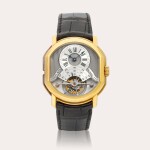 Reference BB2187 A pink gold double dialed tourbillon wristwatch with date and power reserve indication, Circa 1994 | 型號BB2187 | 粉紅金雙錶盤陀飛輪腕錶,備日期及動力儲備顯示,約1994年製