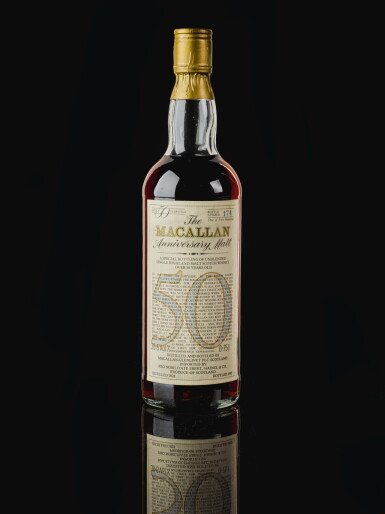 View full screen - View 1 of Lot 9. The Macallan 50 Year Old Anniversary Malt 38.6 abv 1928 .