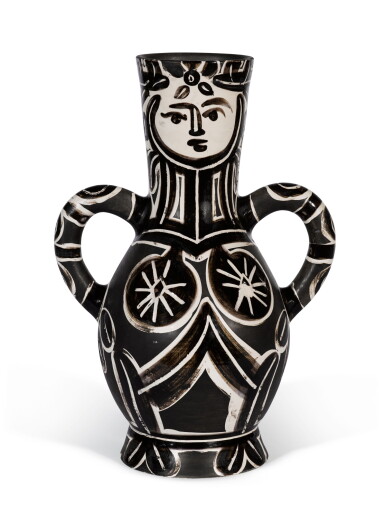 View full screen - View 1 of Lot 32. PABLO PICASSO | VASE DEUX ANSES HAUTES (A. R. 213).