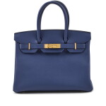 Bleu Brighton Epsom Birkin 30 Gold Hardware, 2018