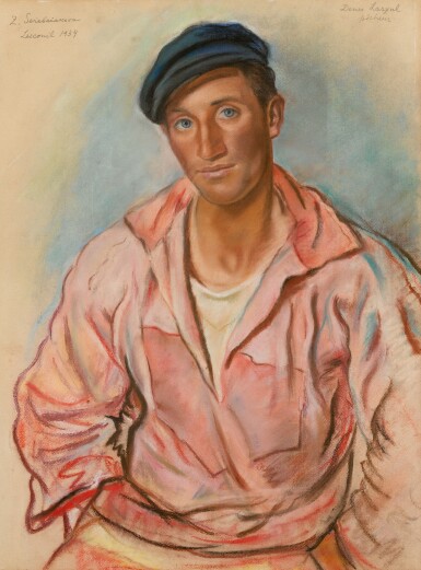 View full screen - View 1 of Lot 92. ZINAIDA EVGENIEVNA SEREBRIAKOVA | Breton Fisherman .