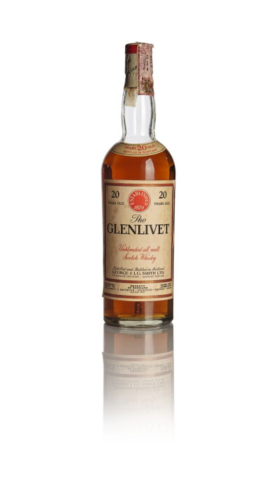 View full screen - View 1 of Lot 200. THE GLENLIVET BARETTO 20 YEAR OLD 45.7 ABV NV.