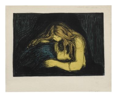 View full screen - View 1 of Lot 42. EDVARD MUNCH | VAMPIRE II (SCH. 34; W. 41).