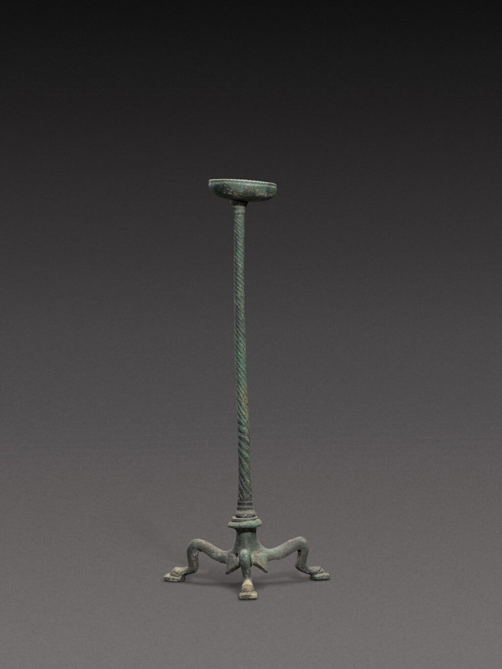 View full screen - View 1 of Lot 147. An Etruscan Bronze Thymiaterion, circa 3rd Century B.C..