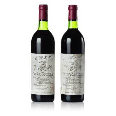 View full screen - View 1 of Lot 344. Vega Sicilia 'Unico' 1969 (2 BT).