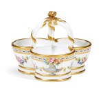A SÈVRES TREFOIL SALT FROM THE DU BARRY SERVICE, 1771
