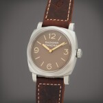 Reference PAM00662 Radiomir 1940 Egiziano Piccolo 'Watch No. 1' | A limited edition stainless steel wristwatch, Circa 2016 | The Hammer Collection
