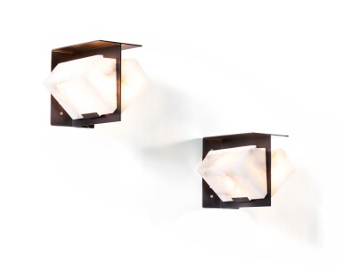 View full screen - View 1 of Lot 26. Paire d'appliques, vers 2010.