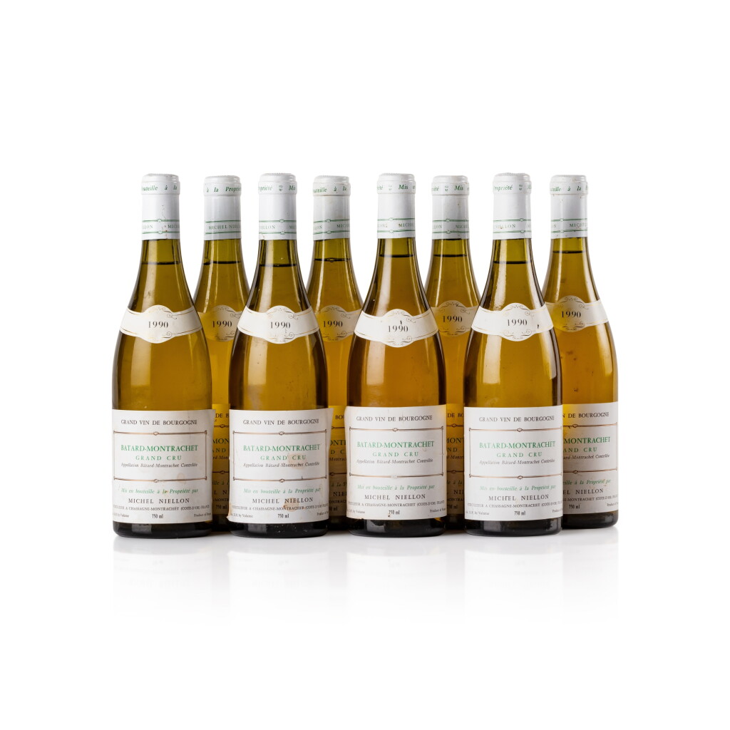 View full screen - View 1 of Lot 540. Bâtard Montrachet 1990 Michel Niellon (8 BT).
