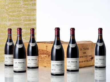 View full screen - View 1 of Lot 7055. La Tâche 1995 Domaine de la Romanée-Conti (12 BT).