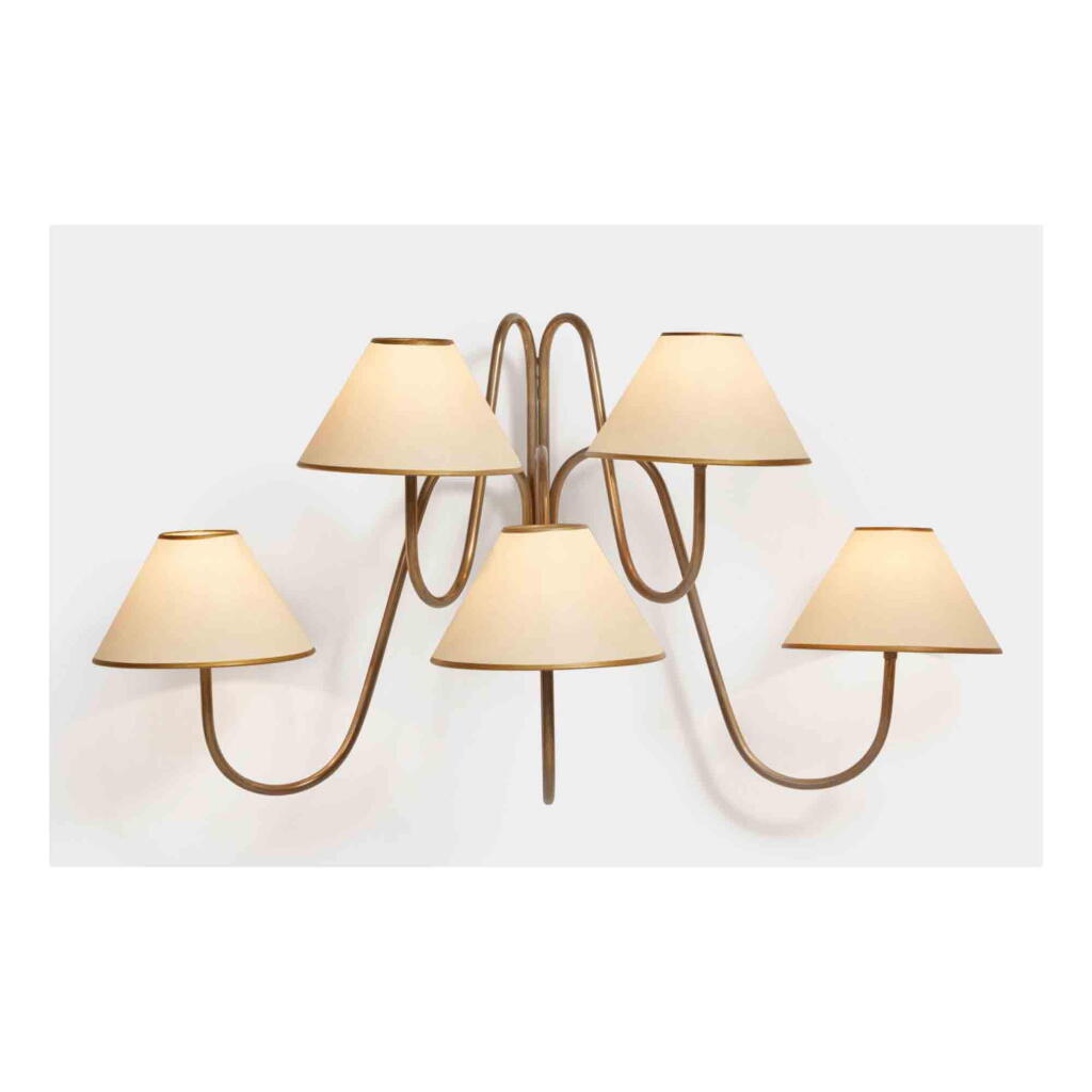 View full screen - View 1 of Lot 94. "Bouquet" Wall Sconce.