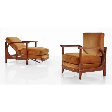 View full screen - View 1 of Lot 75. Pair of Armchairs.