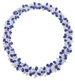GRAFF | SAPPHIRE AND DIAMOND NECKLACE 格拉夫 | 藍寶石配鑽石項鏈