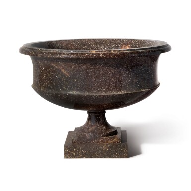 View full screen - View 1 of Lot 833. A SWEDISH PORPHYRY JARDINIÈRE, EARLY 19TH CENTURY.