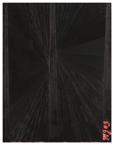 View full screen - View 1 of Lot 598. Untitled (Black Butterfly Pink MG03).