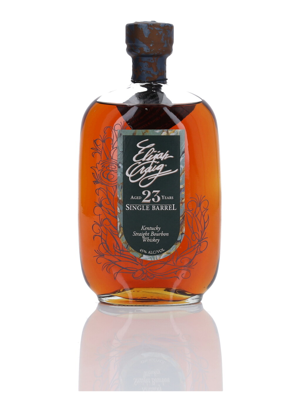 View full screen - View 1 of Lot 1039. Elijah Craig Single Barrel 23 Year Old 45.0 abv 1989 (1 Bottle 75cl).