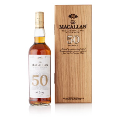 View full screen - View 1 of Lot 8013. The Macallan 50 Year Old 2018 Release 44.0 abv NV (1 BT70).