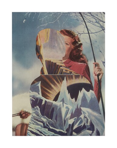 View full screen - View 1 of Lot 548. JOHN STEZAKER | UNTITLED (WOMAN AND ICE).