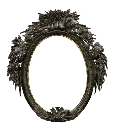 View full screen - View 1 of Lot 217. AN ITALIAN PATINATED AND GILT-BRONZE FRAME, ROME, LATE 18TH CENTURY | CADRE EN BRONZE PATINÉ ET DORÉ, TRAVAIL ROMAIN DE LA FIN DU XVIIIE SIÈCLE.
