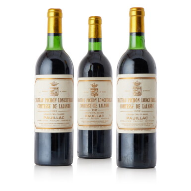 View full screen - View 1 of Lot 5510. Château Pichon Longueville, Lalande 1982 (12 BT).