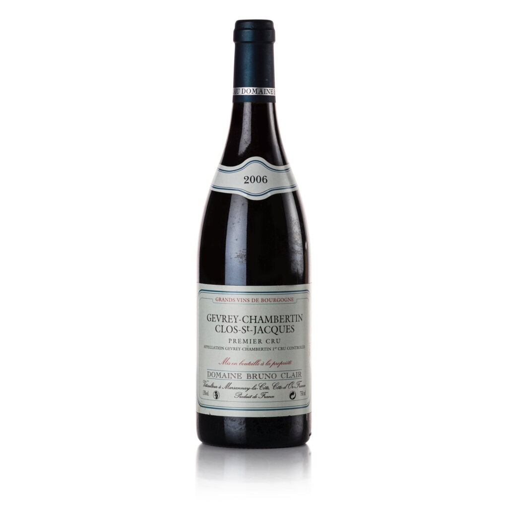View full screen - View 1 of Lot 324. Gevrey Chambertin, Clos St. Jacques 2006 Bruno Clair (1 BT).