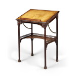 A George III Carved Mahogany Reading Table, Circa 1760, in the Manner of Mayhew and Ince
